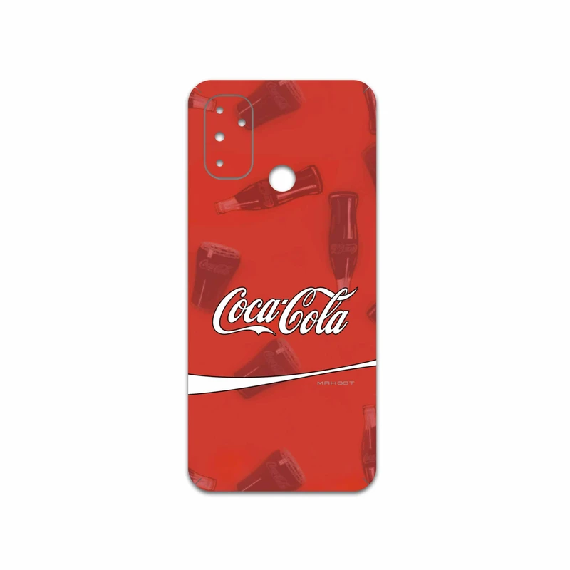 برچسب پوششی ماهوت مدل Coca-Cola-Logo مناسب برای گوشی موبایل وان پلاس Nord N100