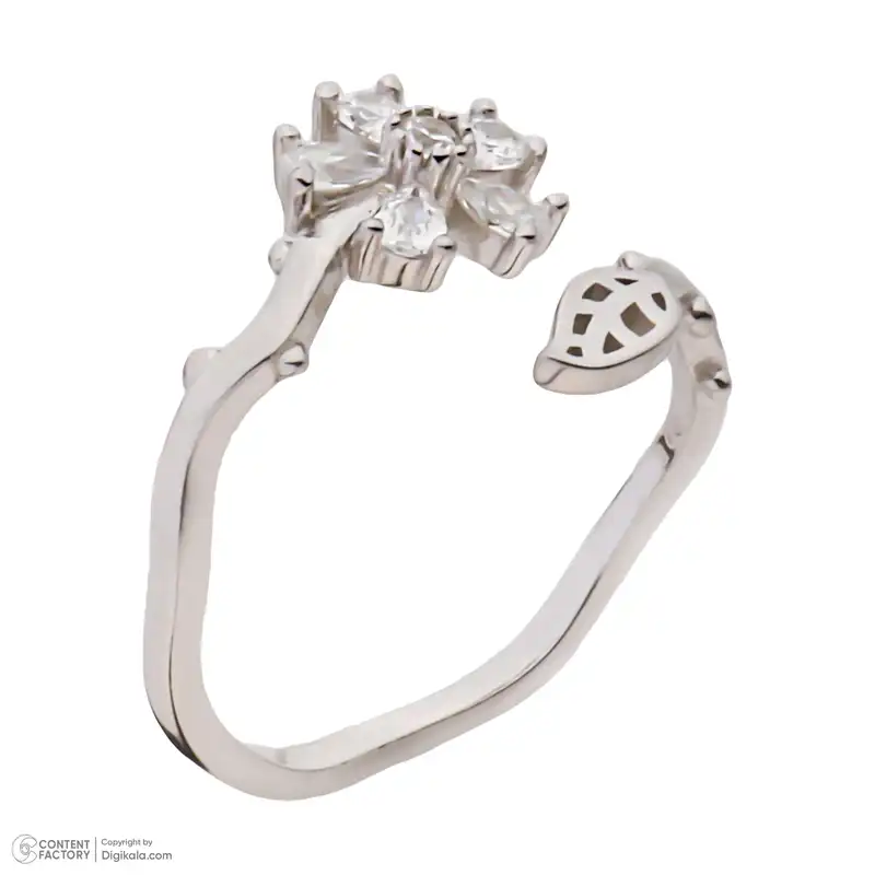 بند انگشتی نقره زنانه شهر جواهر مدل SJ-GB086