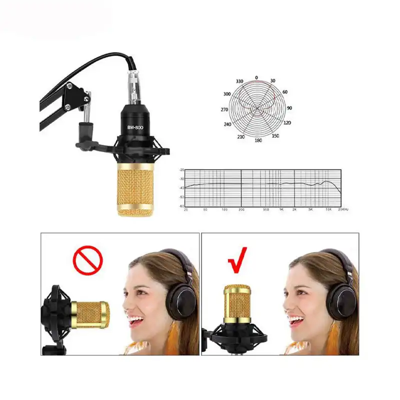 میکروفون کاندنسر زومی مدل BM800