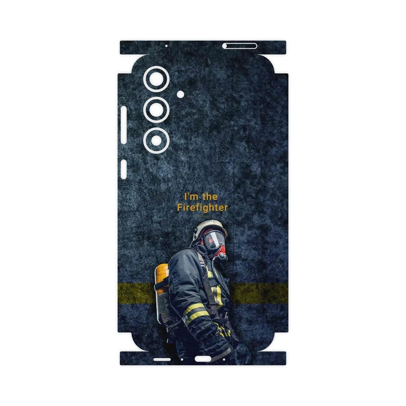 برچسب پوششی ماهوت مدل Firefighter-FullSkin مناسب برای گوشی موبایل سامسونگ Galaxy A35