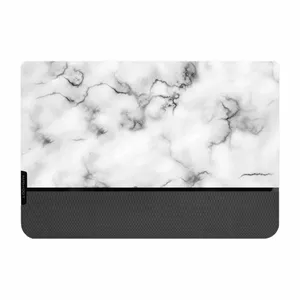 MAHOOT PRO- Blanco_Smoke_Marble Mouse Pad