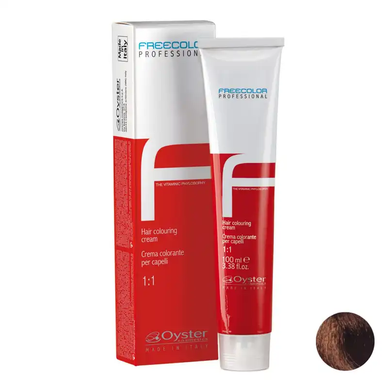 رنگ مو اویستر شماره 8/7 حجم 100 میلی لیتر رنگ بلوند کاکائویی روشن