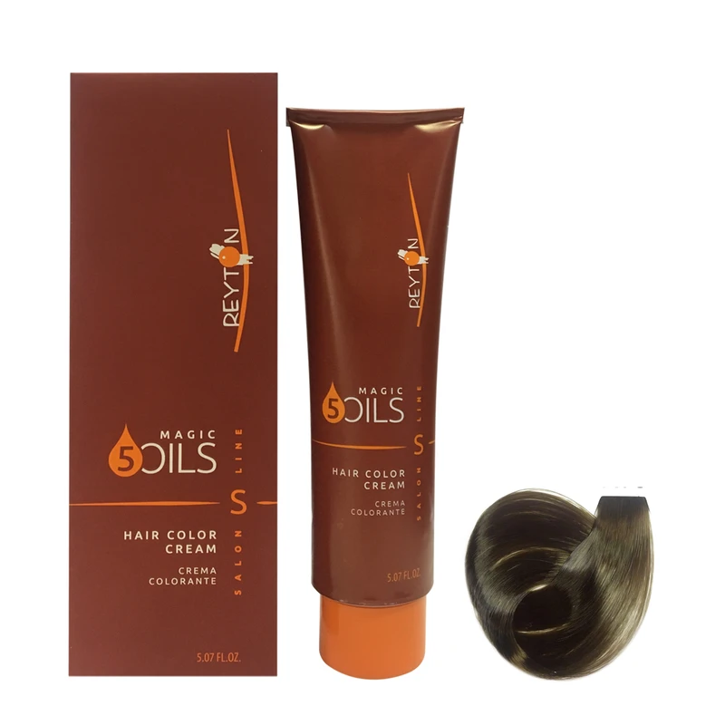 رنگ مو ریتون مدل Salon line شماره 7.73 حجم 150 میلی لیتر رنگ بلوند نسکافه ای