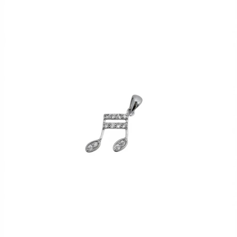 آویز گردنبند نقره زنانه رادوین مدل نت موسیقی A.Z12208