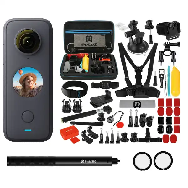 دوربین فیلم برداری ورزشی اینستا 360 مدل ONE X2 به همراه لوازم جانبی