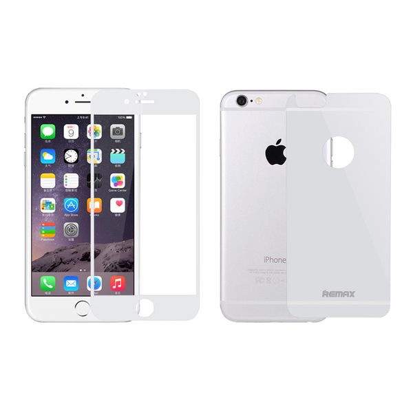 محافظ صفحه نمایش و پشت ریمکس مدل Full Cover مناسب برای گوشی موبایل اپل iPhone 6/6s محافظ صفحه نمایش و پشت ریمکس مدل Full Cover مناسب برای گوشی موبایل اپل iPhone 6/6s