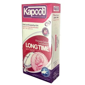 کاندوم کاپوت مدل long time بسته 12 عددی