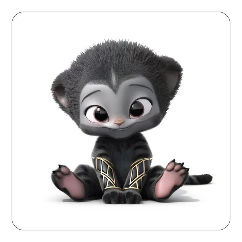 مگنت کاکتی طرح حیوانات کارتونی مدل mp28657