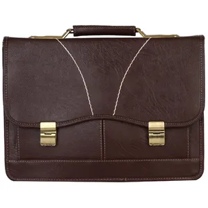 کیف اداری مردانه رویال چرم کد BF2-DarkBrown