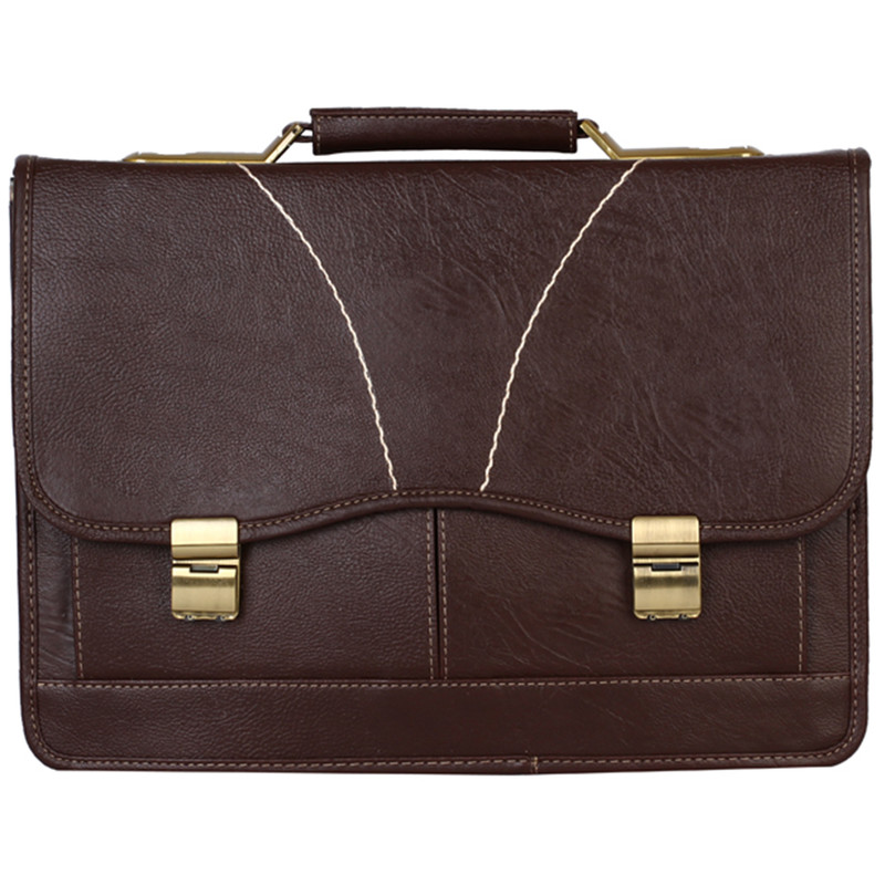 کیف اداری مردانه رویال چرم کد BF2-DarkBrown
