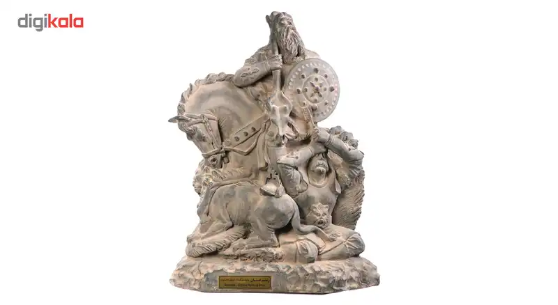 مجسمه تندیس و پیکره شهریار مدل تندیس رستم و اسفندیار کد M390