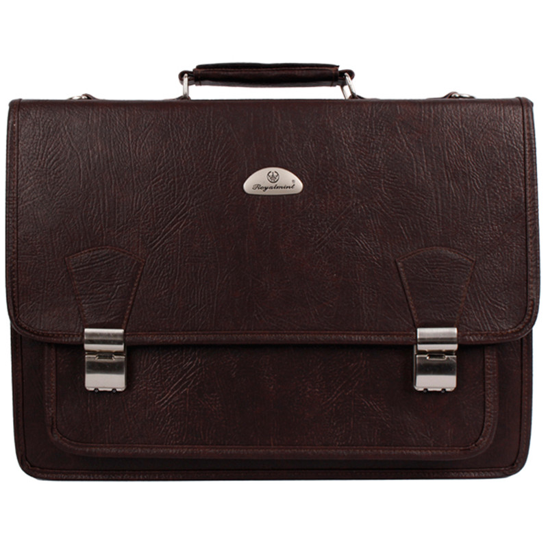 کیف اداری مردانه رویال چرم کد BF3-DarkBrown