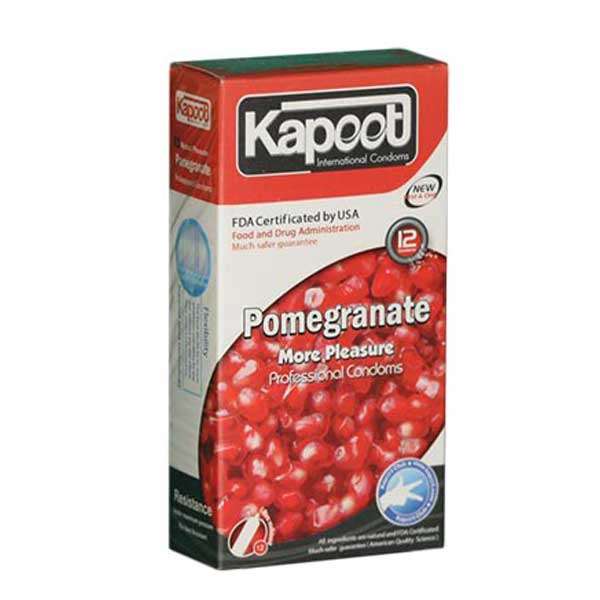 کاندوم کاپوت مدل Pomegranate بسته 12 عددی