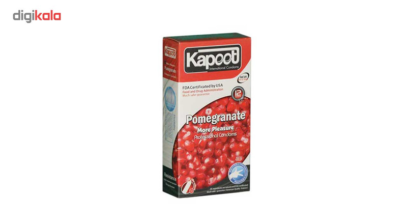 کاندوم کاپوت مدل Pomegranate بسته 12 عددی