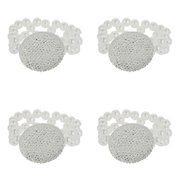 حلقه دستمال سفره مدل 012 بسته 4 عددی