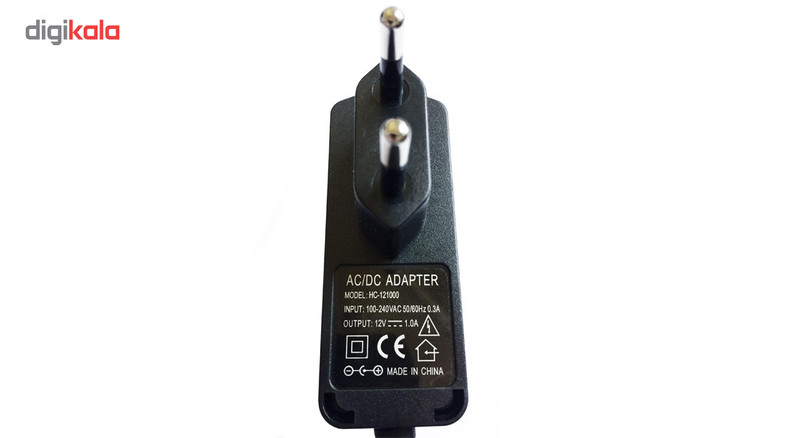آداپتور 12 ولت 1 آمپر مدل HC-121000 آداپتور 12 ولت 1 آمپر مدل HC-121000