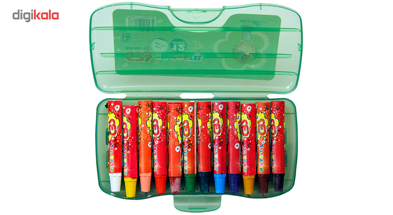 پاستل روغنی 12 رنگ سی بی اس کد JM668-12 D&P