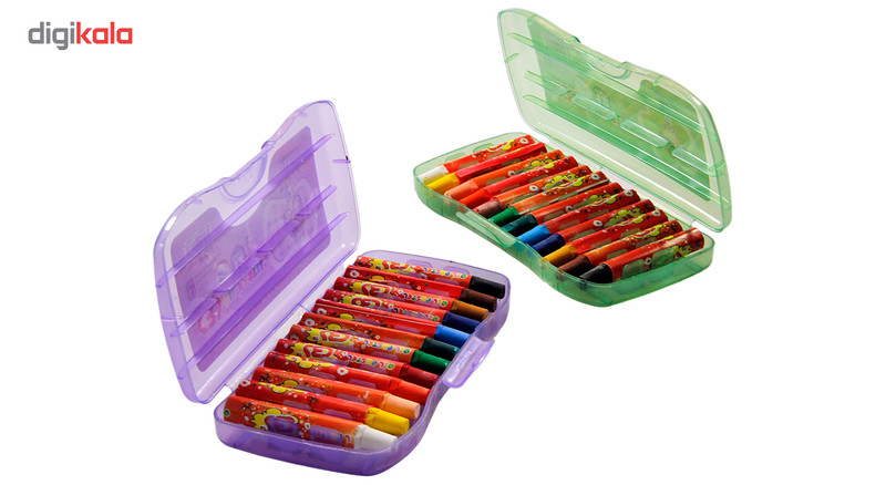 پاستل روغنی 12 رنگ سی بی اس کد JM668-12 D&P