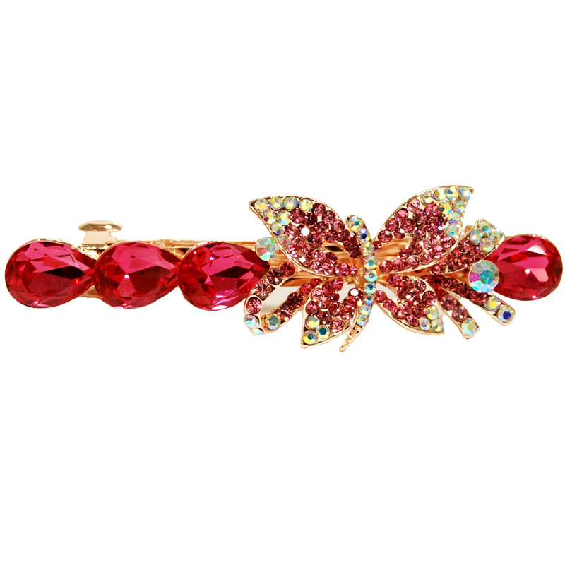 گیره مو آی جواهر مدل پروانه کد K55170