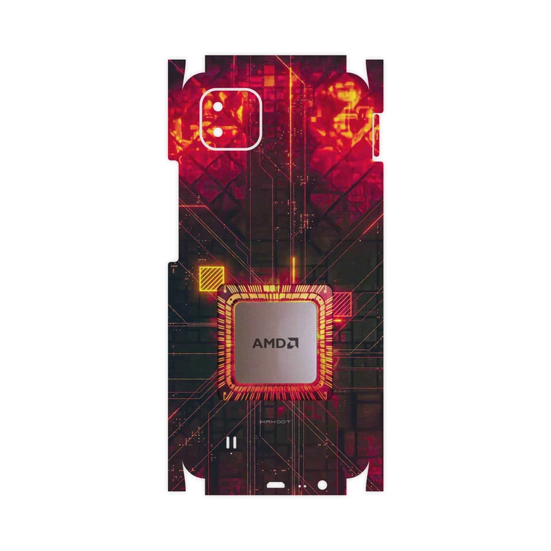 برچسب پوششی ماهوت مدل AMD-Brand-FullSkin مناسب برای گوشی موبایل ریلمی C11 2021