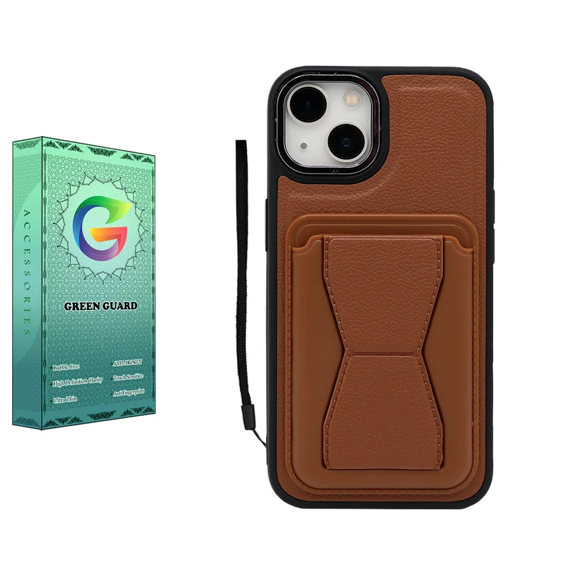 کاور گرین گارد مدل Leather-card 3 مناسب برای گوشی موبایل اپل 15 / 14 / Iphone 13