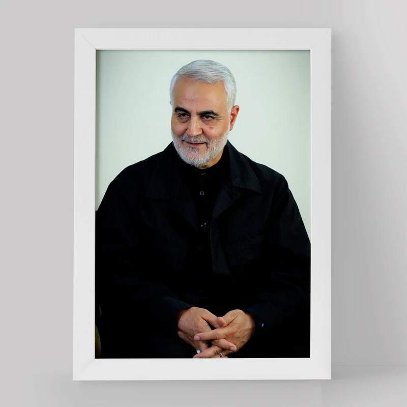 تابلو خندالو مدل سردار قاسم سلیمانی کد 12607