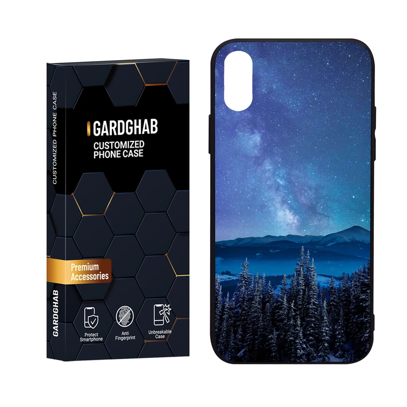 کاور گارد قاب مدل طبیعت مناسب برای گوشی موبایل اپل iPhone X/Xs