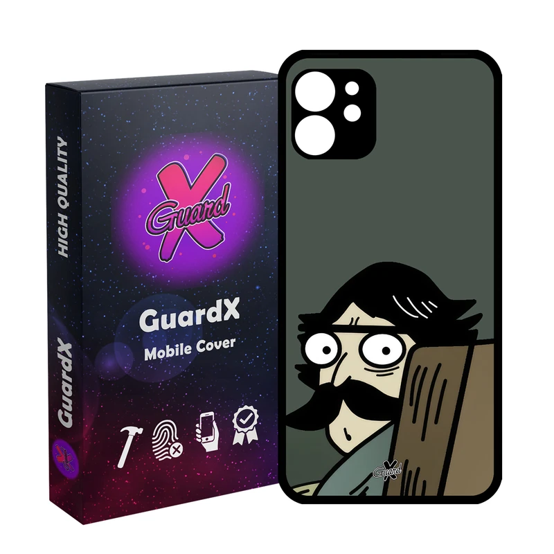 کاور گارد ایکس طرح مرد مدل Glass10672 مناسب برای گوشی موبایل اپل iPhone 11