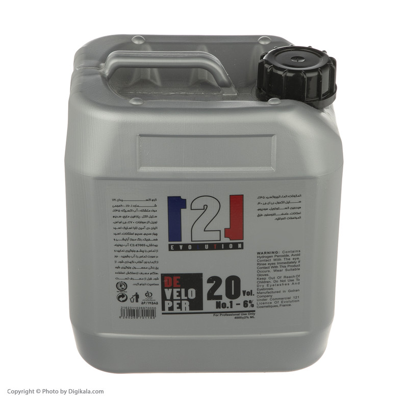 کرم اکسیدان 121 مدل 20Vol شش درصدی حجم 4000 میلی لیتر