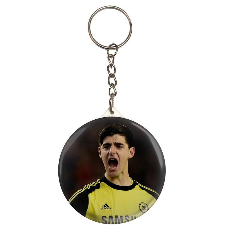 جاکلیدی طرح دروازهبان فوتبال تیبو کورتوا مدل S5474 جاکلیدی طرح دروازهبان فوتبال تیبو کورتوا مدل S5474