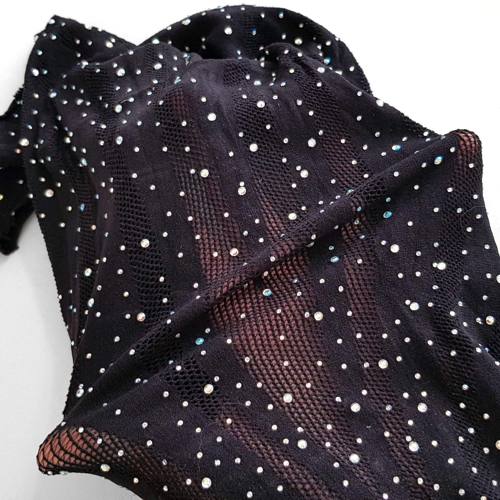 لباس خواب زنانه ماییلدا مدل نگین دار فانتزی کد 4860-7188 رنگ مشکی -  - 4