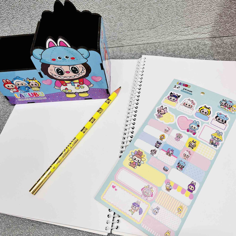 بسته لوازم تحریر مدل لبوبو کد 03 مجموعه 3 عددی