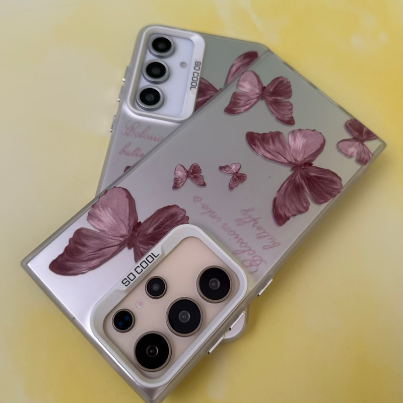 کاور مدل so cool طرح پروانه مناسب برای گوشی موبایل سامسونگ Galaxy A55