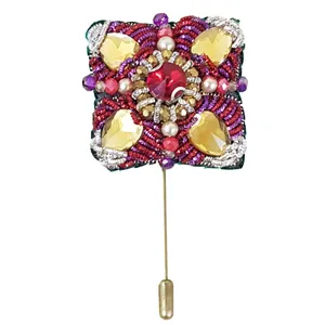 سنجاق سینه زنانه مدل گل کد GOL102