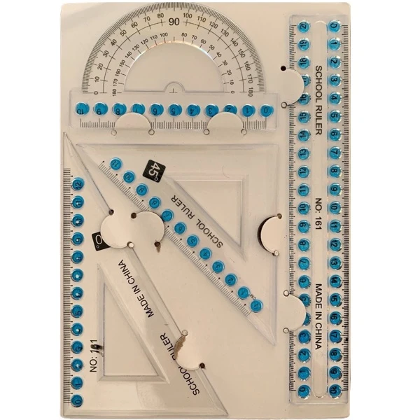 ست خط کش کد 161 مجموعه 4 عددی