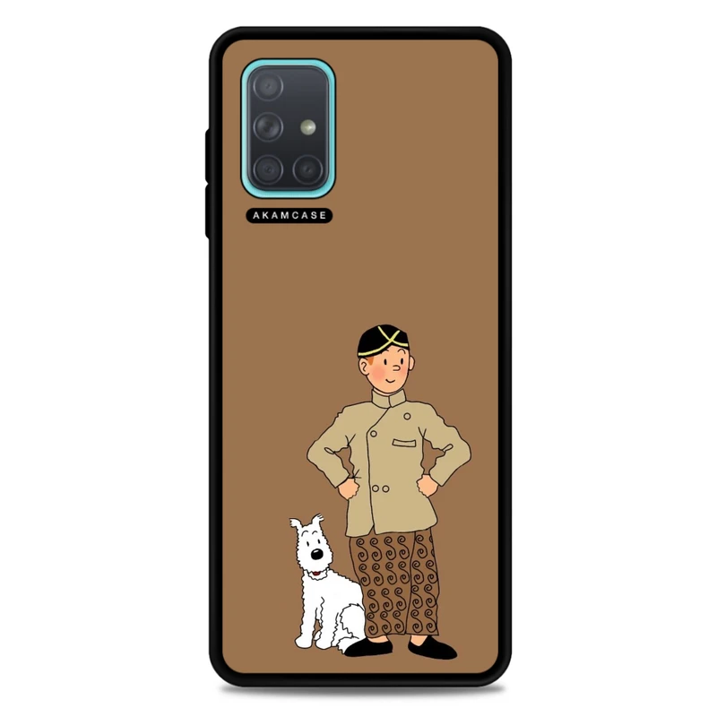 کاور آکام مدل AMC-WSGA71-TINTIN-23 مناسب برای گوشی موبایل سامسونگ Galaxy A71