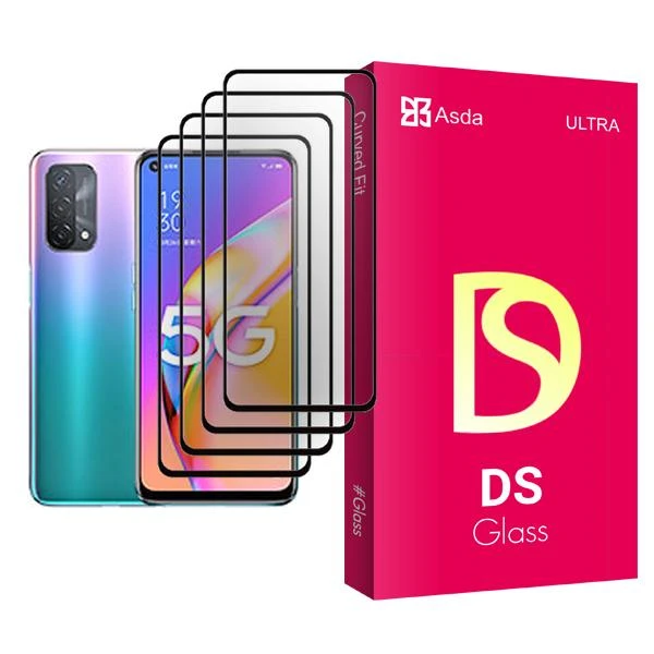 محافظ صفحه نمایش آسدا مدل DS Glass MIX004 مناسب برای گوشی موبایل اوپو A93 5G بسته چهار عددی