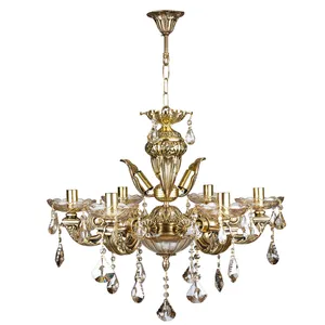  لوستر 9 شعله چشمه نور کد C3383/6+3-BO