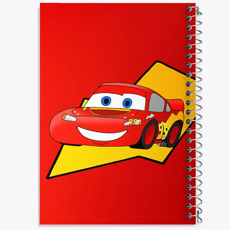دفتر نت موسیقی 50 برگ خندالو مدل ماشین ها (Cars) کد 36531