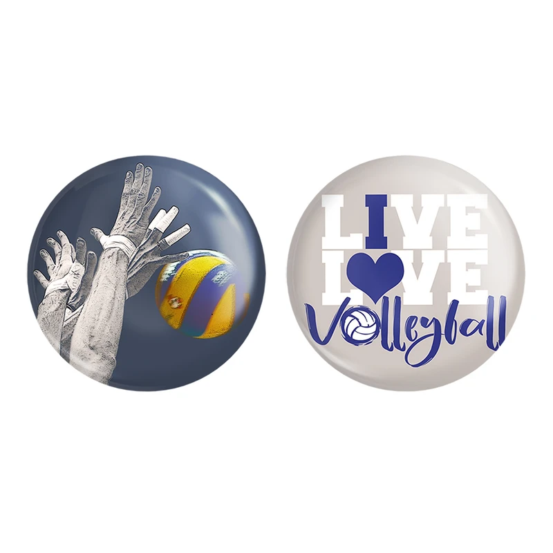 مگنت خندالو طرح والیبال کد 1000910002 مجموعه 2 عددی