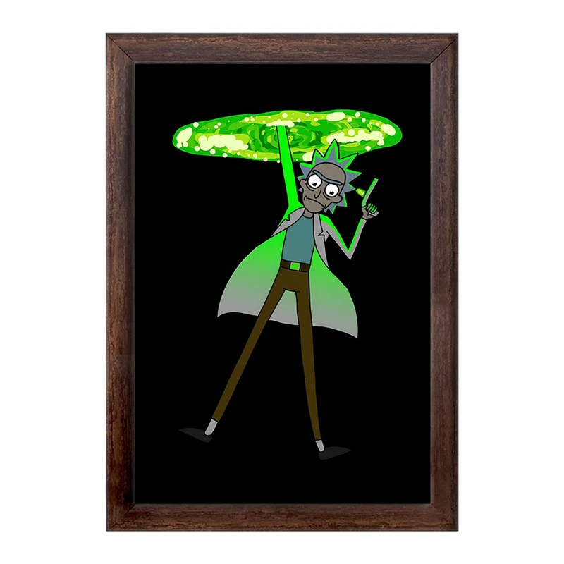 تابلو خندالو طرح ریک و مورتی (Rick and Morty) کد F4934
