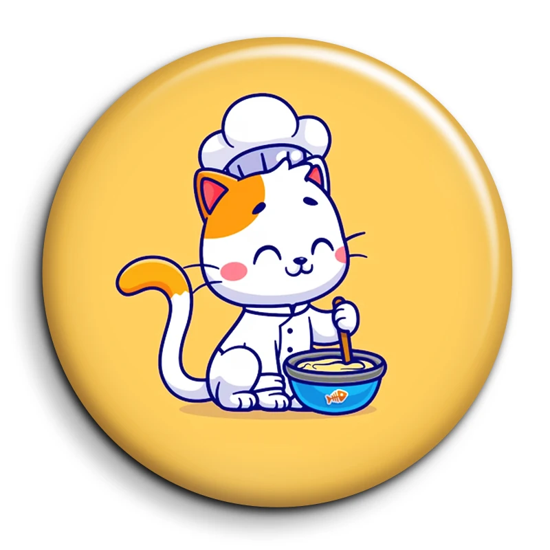 مگنت گالری باجو طرح گربه کارتونی کد cat 70