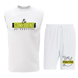 ست تاپ و شلوارک مردانه مدل B059W