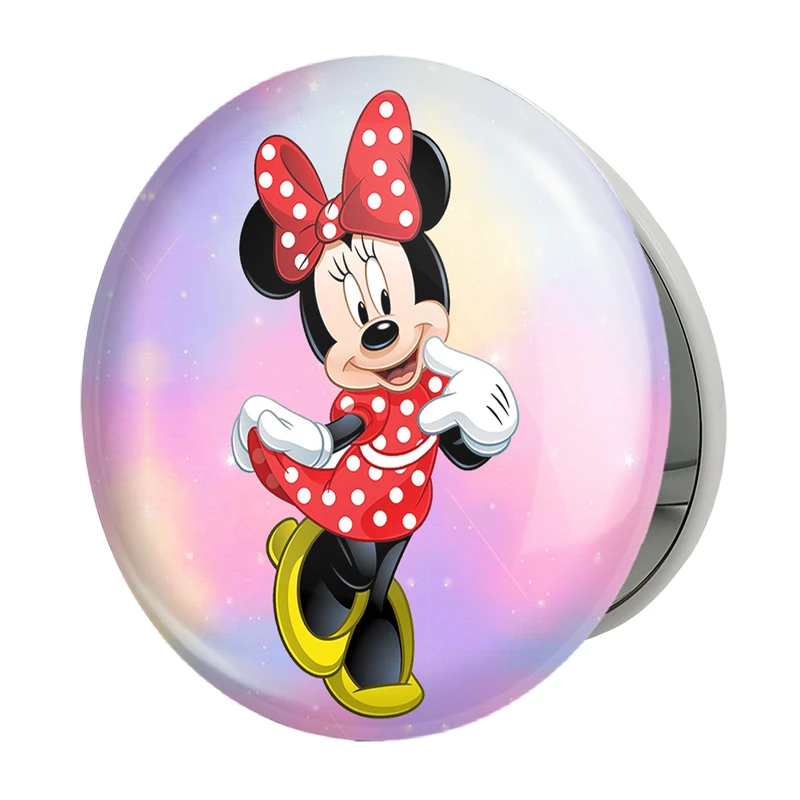 آینه جیبی خندالو طرح میکی موس Mickey Mouse مدل تاشو کد 2436 