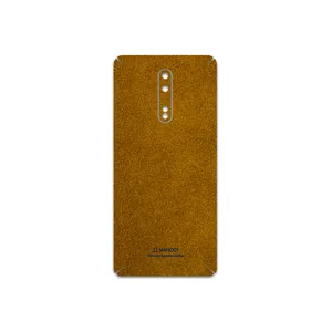 MAHOOT Brown-Chamois-Leather Cover Sticker for Nokia 8
