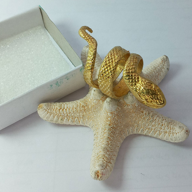 انگشتر زنانه مدل مار کد SN-BRG108