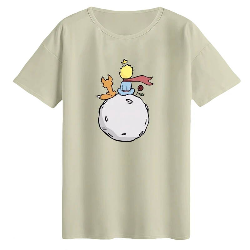 تی‌شرت لانگ آستین کوتاه زنانه مدل شازده کوچولو کد۴