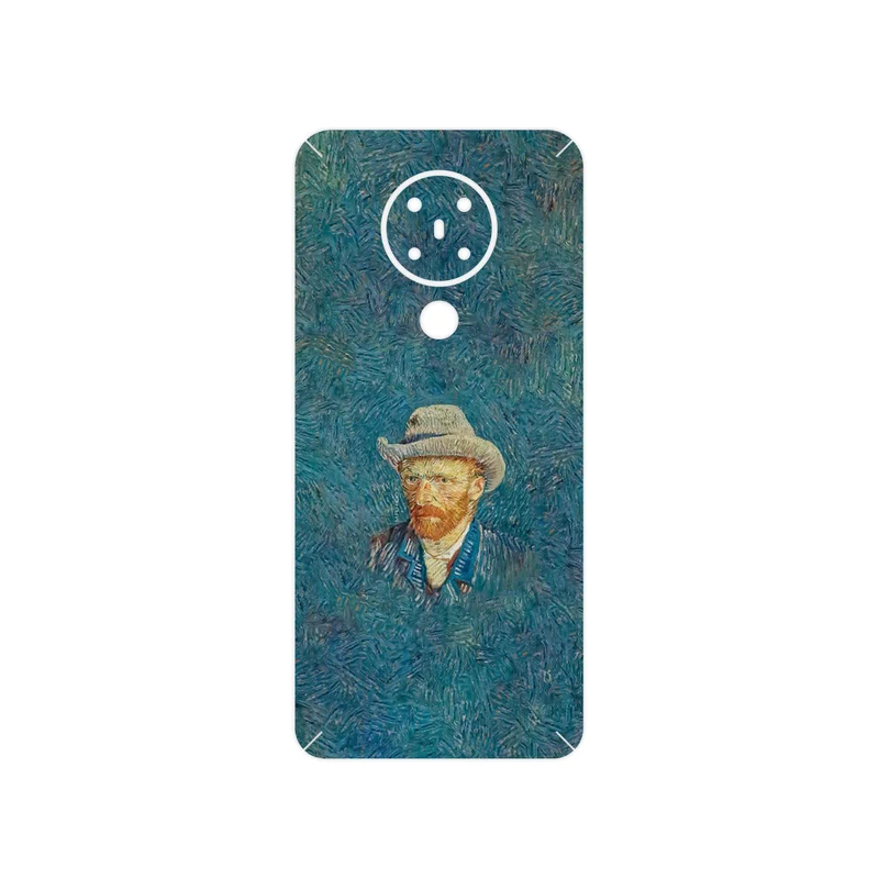 برچسب پوششی ماهوت مدل Self portrait with a gray felt hat مناسب برای گوشی موبایل نوکیا 5.3