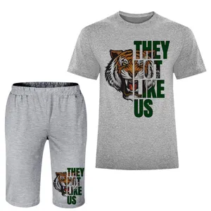 ست تی شرت و شلوارک مردانه مدل پلنگ کد A120