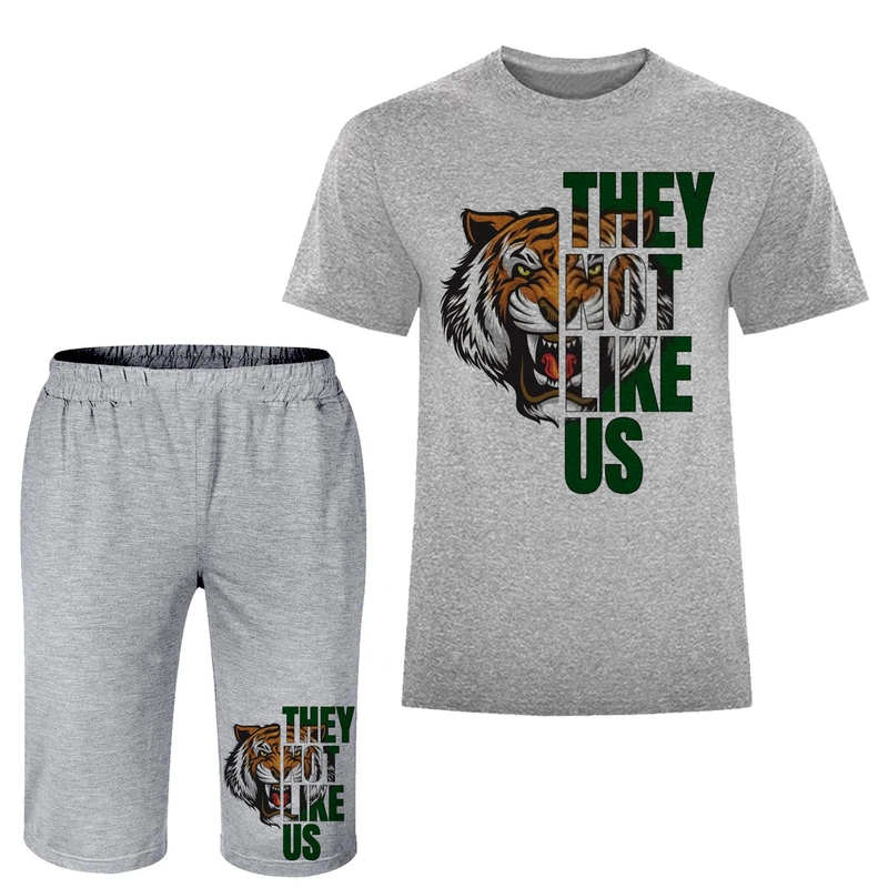 ست تی شرت و شلوارک مردانه مدل پلنگ کد A120